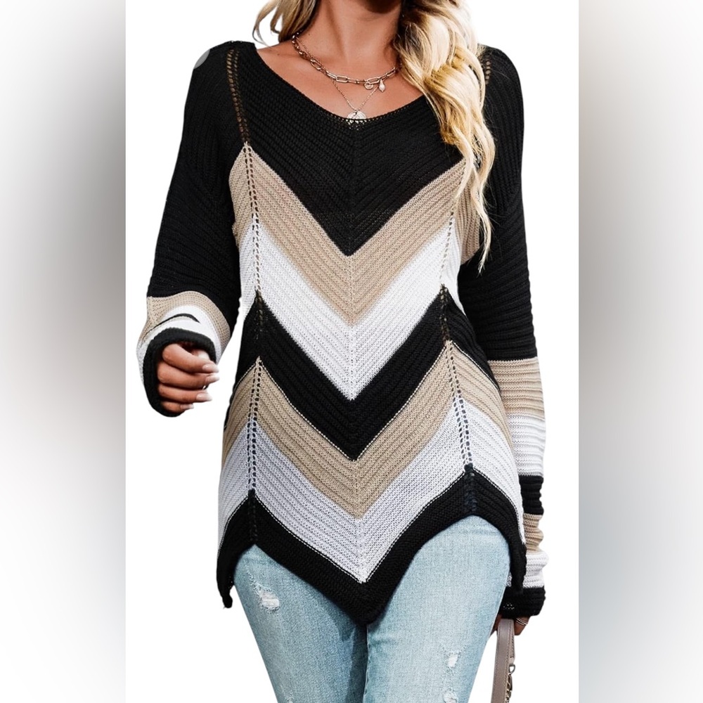 #II1 - KNIT SWEATER - LARGE- CUPSHE